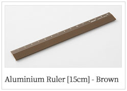 Aluminium Ruler[15cm]-Brown
